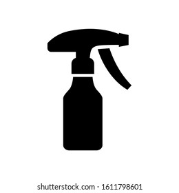 Gaden spray bottle icon design template, vector icon designed in flat style isolated on white background, solid icon vector design, can be used for web, mobile, UI and various needs of your project