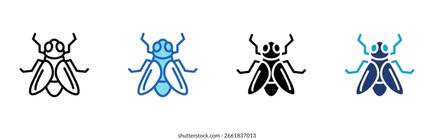 Gadfly icon Multi Style Vector Illustration