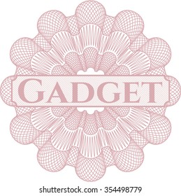Gadget abstract linear rosette