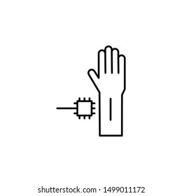 Gadget, arm icon. Element of gadget icon