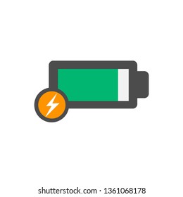 Gadget battery charge icon.