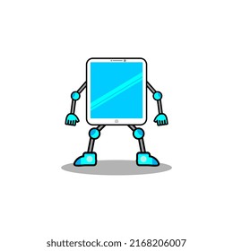 ilustración vectorial de mascota de caracteres gadget, perfecta para iconos, afiches, anuncios, plantillas, logotipos, mascotas, etc