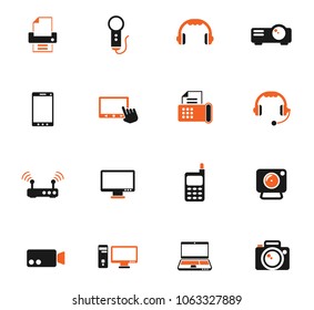 gadget color vector icons for web and user interface design