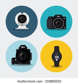 Gadget concept with devices icons design, vector illustration 10 eps graphic.