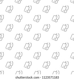 Gadget in diagnostic process icon. Outline illustration of gadget in diagnostic process vector icon for web design