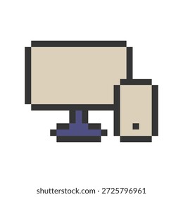 Gadget Display Pixel Art retro