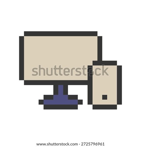 gadget display retro pixel art