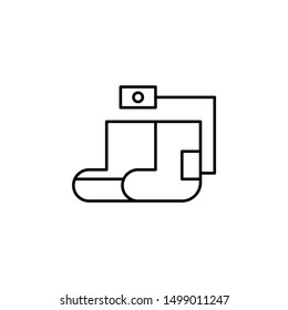 Gadget, foot warmer icon. Element of gadget icon