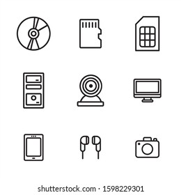 gadget in the form of icons