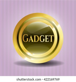 Insignia de oro de gadget