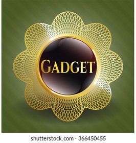 Gadget gold shiny emblem