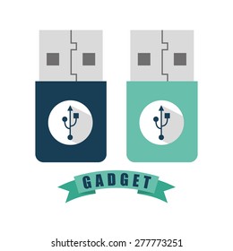 gadget icon design, vector illustration eps10 graphic 
