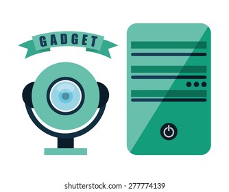 gadget icon design, vector illustration eps10 graphic 