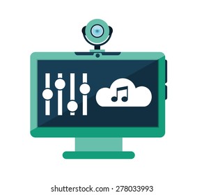 gadget icon design, vector illustration eps10 graphic 