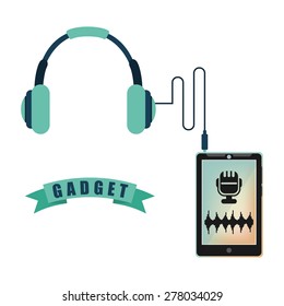 gadget icon design, vector illustration eps10 graphic 