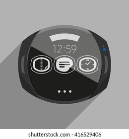 Gadget icon. Flat designed icon for business, presentations, software and more independent projects. Original tube style.