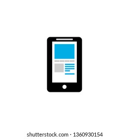 Icono de gadget en estilo plano.