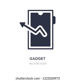gadget icon on white background. Simple element illustration from Business and analytics concept. gadget sign icon symbol design.
