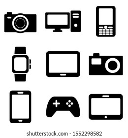 Gadget icon. Symbol of Device with trendy flat style icon for web site design, logo, app, UI isolated on white background. vector illustration eps 10