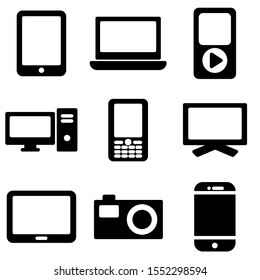 Gadget icon. Symbol of Device with trendy flat style icon for web site design, logo, app, UI isolated on white background. vector illustration eps 10
