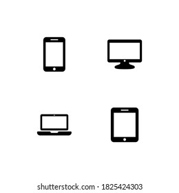 Gadget icon symbol vector on white background
