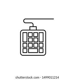 Gadget, keyboard icon. Element of gadget icon