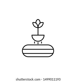 Gadget, magnet, flower pot icon. Element of gadget icon