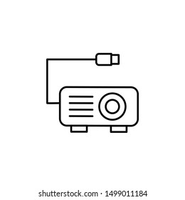 Gadget, mini projector icon. Element of gadget icon