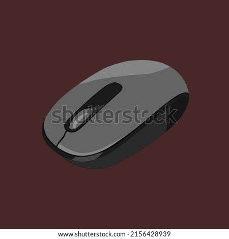 gadget mouse wireless vector illustration 