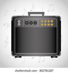 gadget music design, vector illustration eps10 graphic 