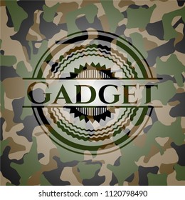 Gadget on camo texture
