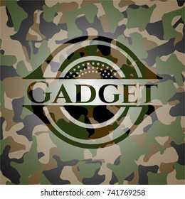 Gadget on camo texture