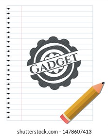 Gadget pencil draw. Vector Illustration. Detailed.
