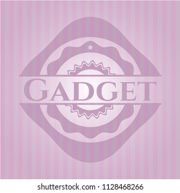 Gadget pink emblem