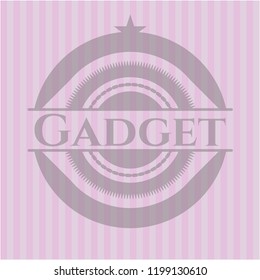 Gadget pink emblem