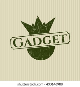 Gadget rubber grunge texture seal