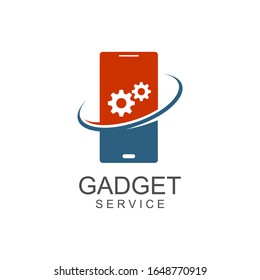 Design-Vektorillustration des Gadget-Service-Logos