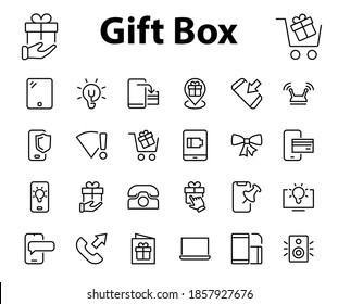 GADGET Set de iconos vectoriales de dispositivos inteligentes como laptop, tablet, programa de protección, teléfono, red digital, iconos de gadget vectoriales de línea delgada, trazo editable.
