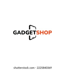 Elemento de diseño del logotipo de Gadget Shop