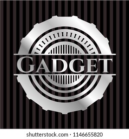 Gadget silver badge or emblem