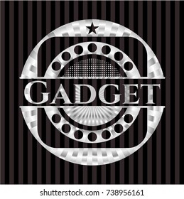 Gadget silver shiny emblem