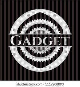 Gadget silvery badge