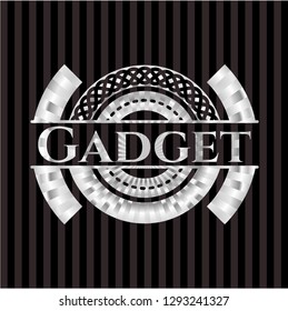 Gadget silvery badge or emblem