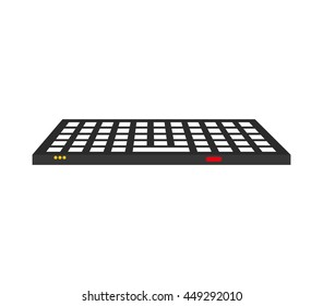 Gadget and technology concept represented by keyboard icon. isolated and flat illustration 