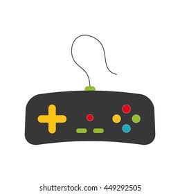Gadget and technology concept represented by videogame icon. isolated and flat illustration 