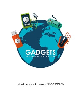gadget technology design, vector illustration eps10 graphic 
