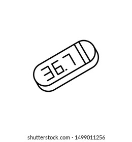 Gadget, thermometry icon. Element of gadget icon