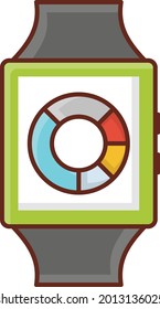 icono de color plano vectorial de gadget
