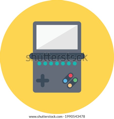 gadget  vector flat colour icon