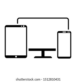 Gadget vector Icon. Devices Illustration symbol or sign.